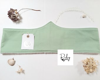 Cotton Underbust Sweat Pad Liner: Reusable Breast Sweat Absorber - Adjustable Back Fastening