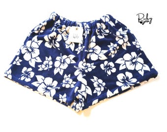 Upcycled Beach Towel Shorts: Ladies Festival Rave Shorts UK 8-10
