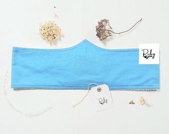 Cotton Underbust Sweat Pad Liner: Reusable Breast Sweat Absorber - Adjustable Back Fastening