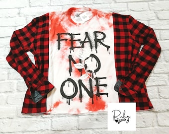 Herwerkt/geüpcycled gotisch T-shirt Shirt Upcycled kleding Top uniseks Streetwear