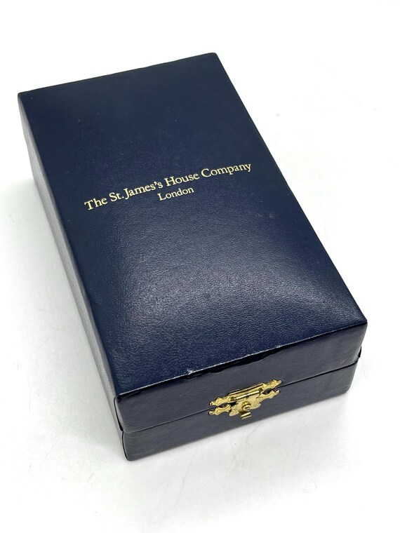 Miniature Solid Silver Gilt Walnut shaped Pocket … - image 9