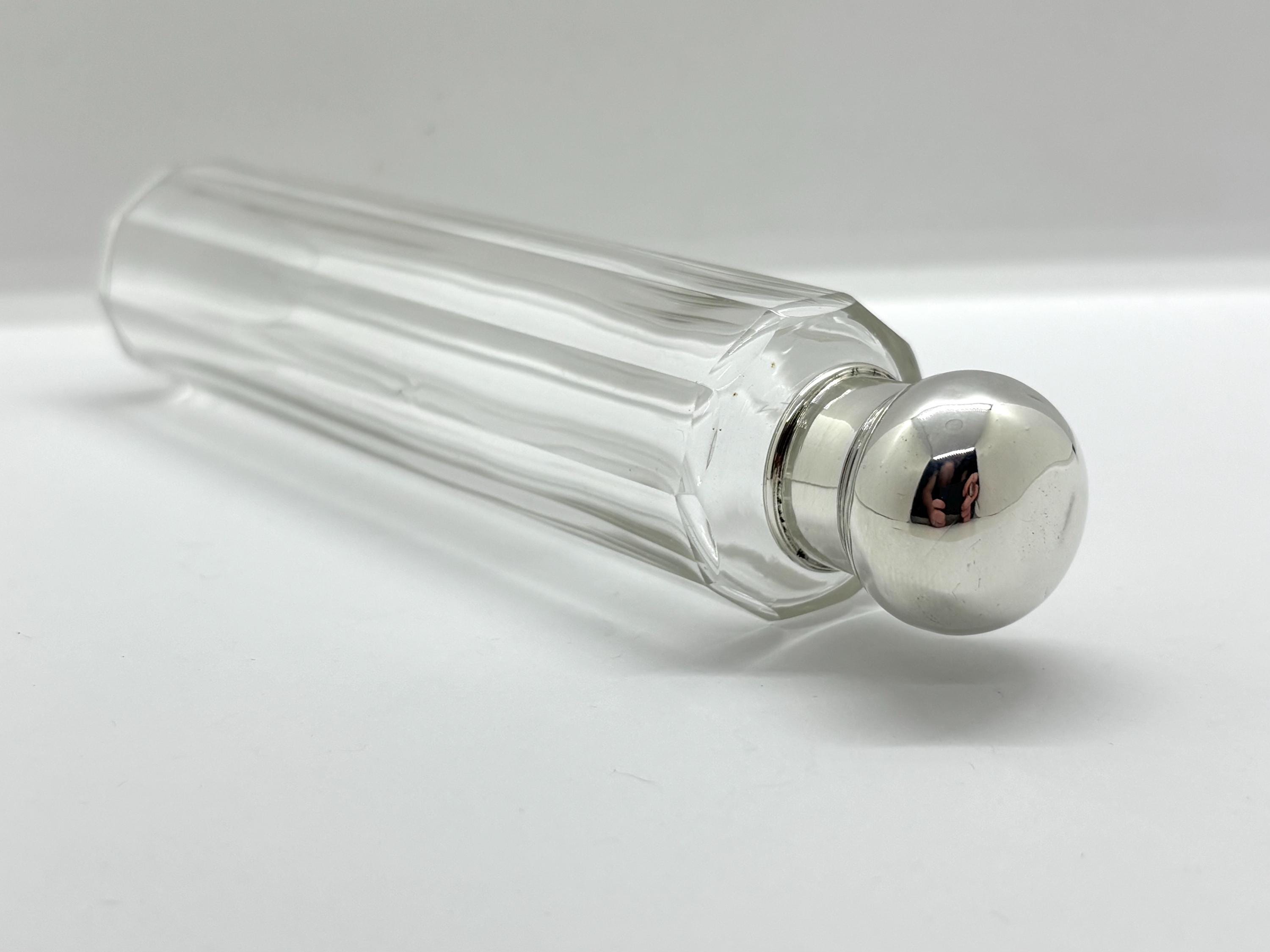 Antique perfume bottle silver overlay - Etsy 日本