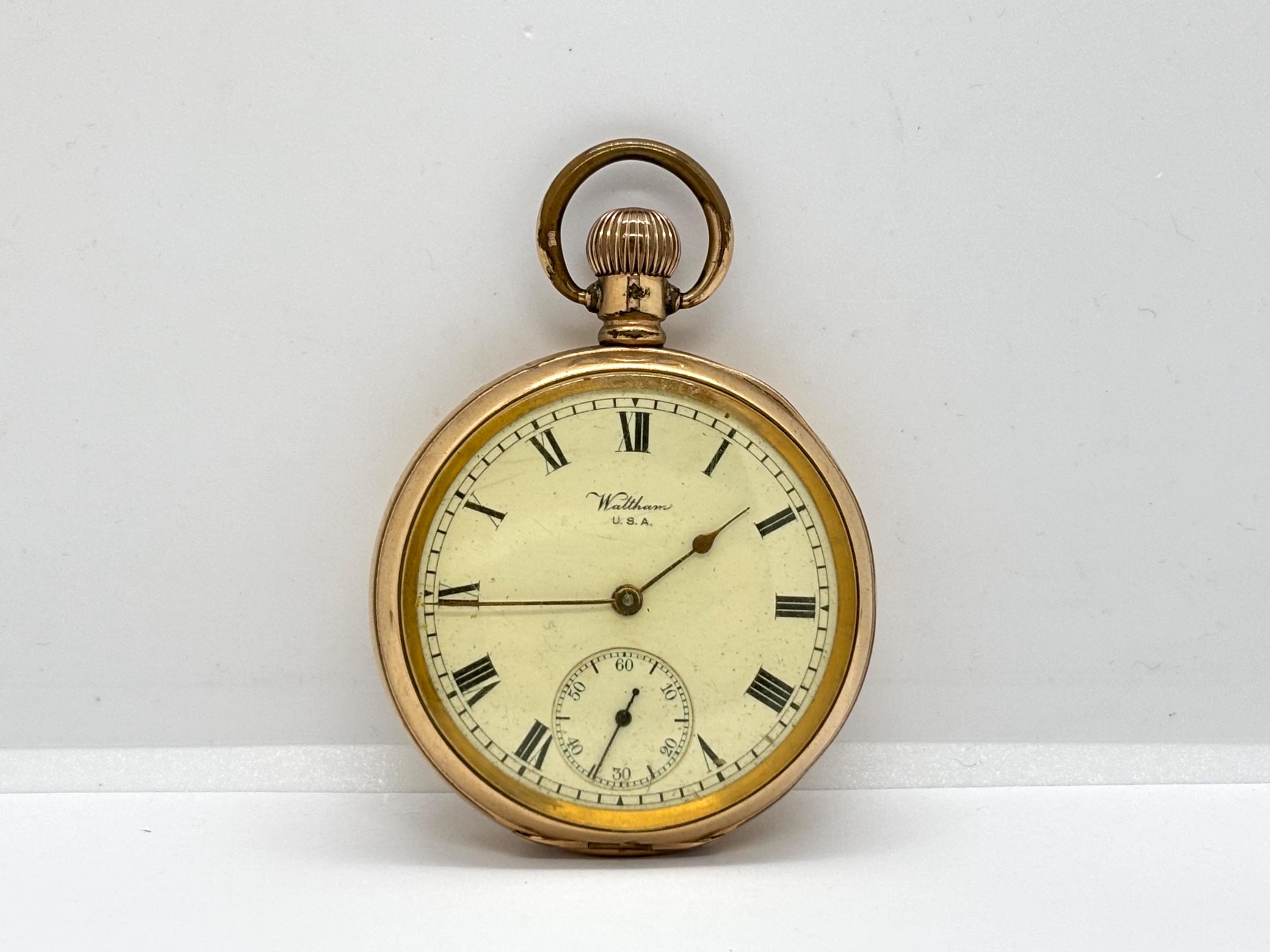 Gold waltham pocket watch - Etsy 日本