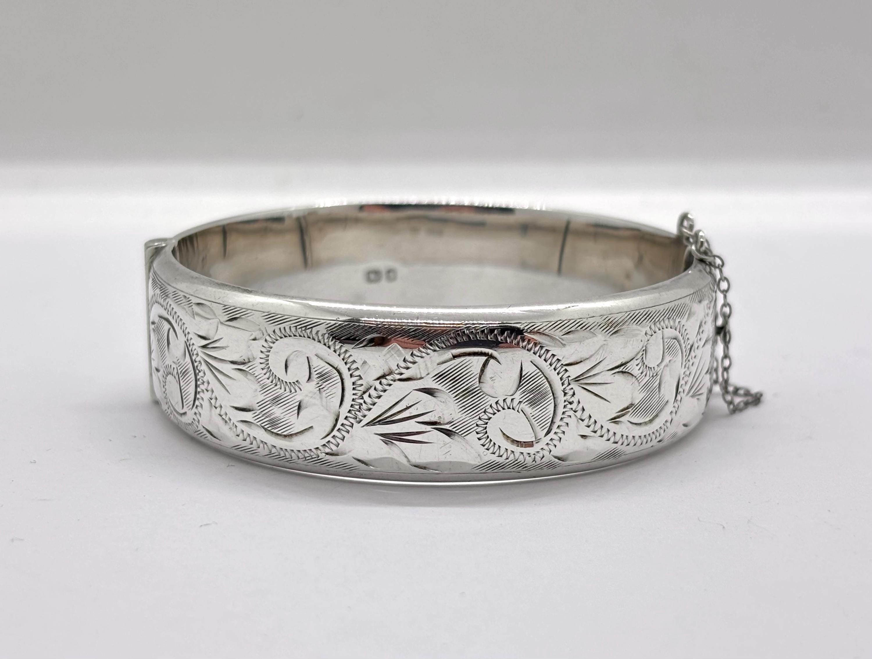 70s Silver Bangles - Etsy UK