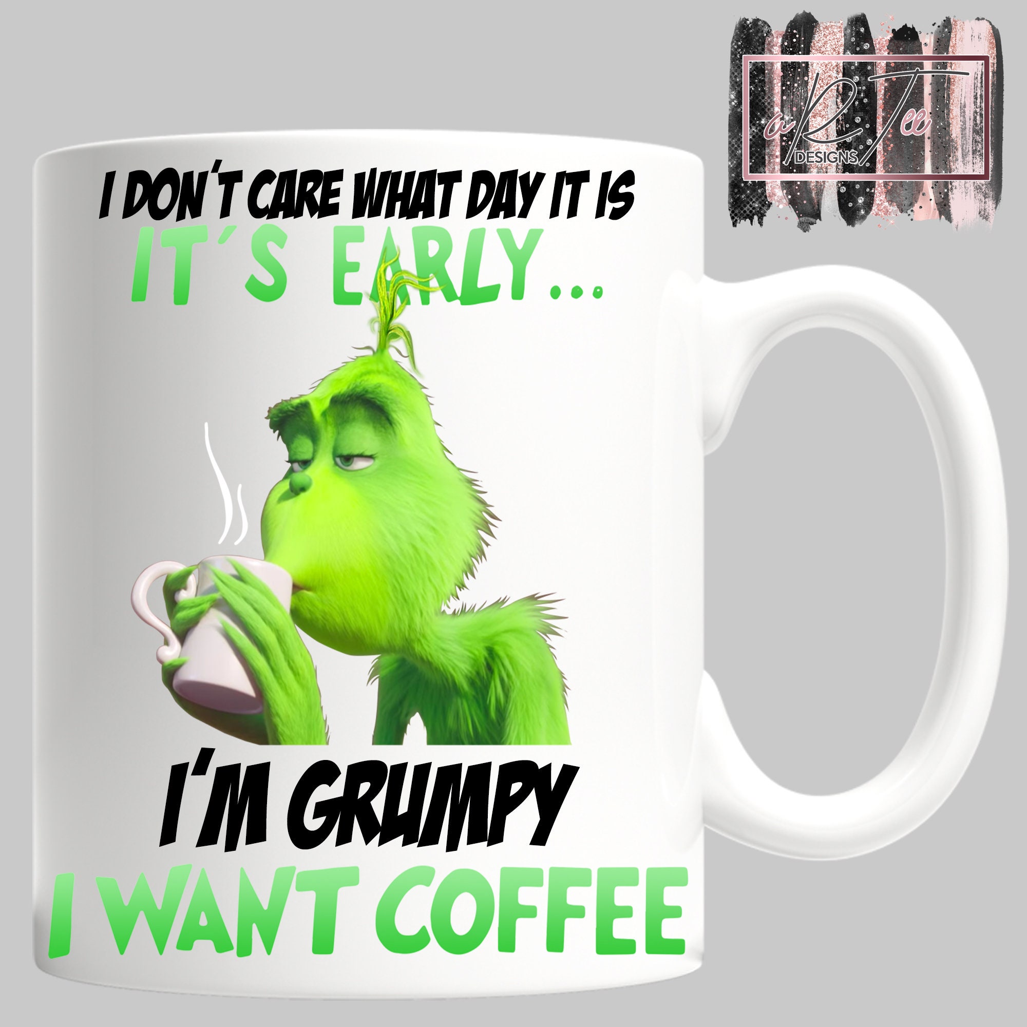 Grinch Mug The Grinch Nice Hot Cup Of Fuckoffee Funny The - iTeeUS