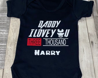 daddy i love you 3000 baby grow