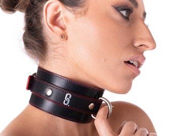 Unisex Adjustable uk! Stainless Steel and Rubber Sub Collar Posture