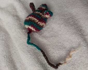 Stuffed Crochet Cat Mouse