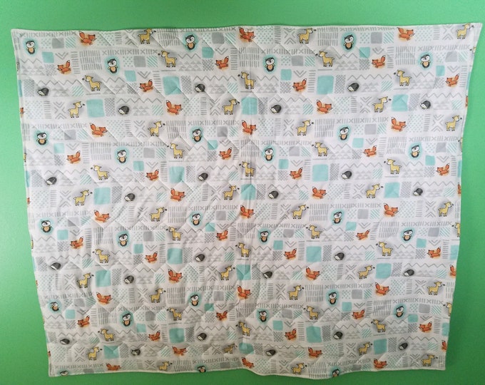 Baby Animal Flannel Blanket