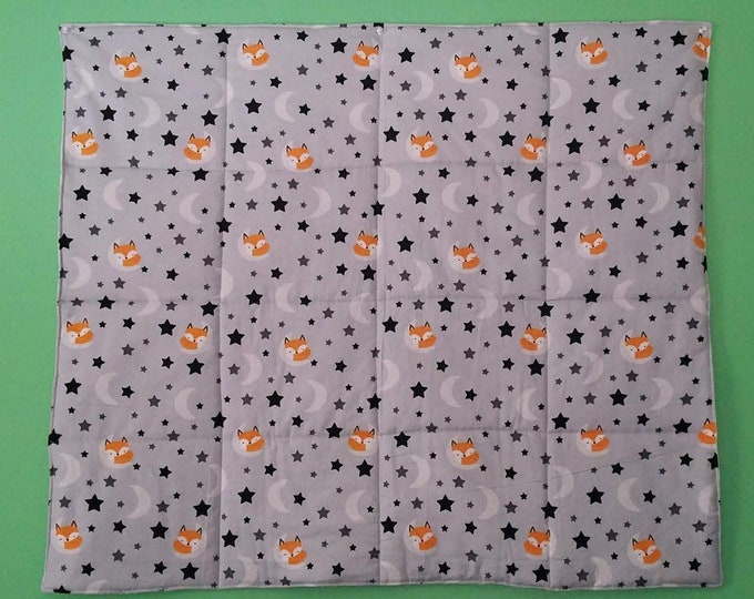 Quilted Sleepy Fox and Trees
