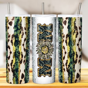 Camo Mom tumbler designs and mockups