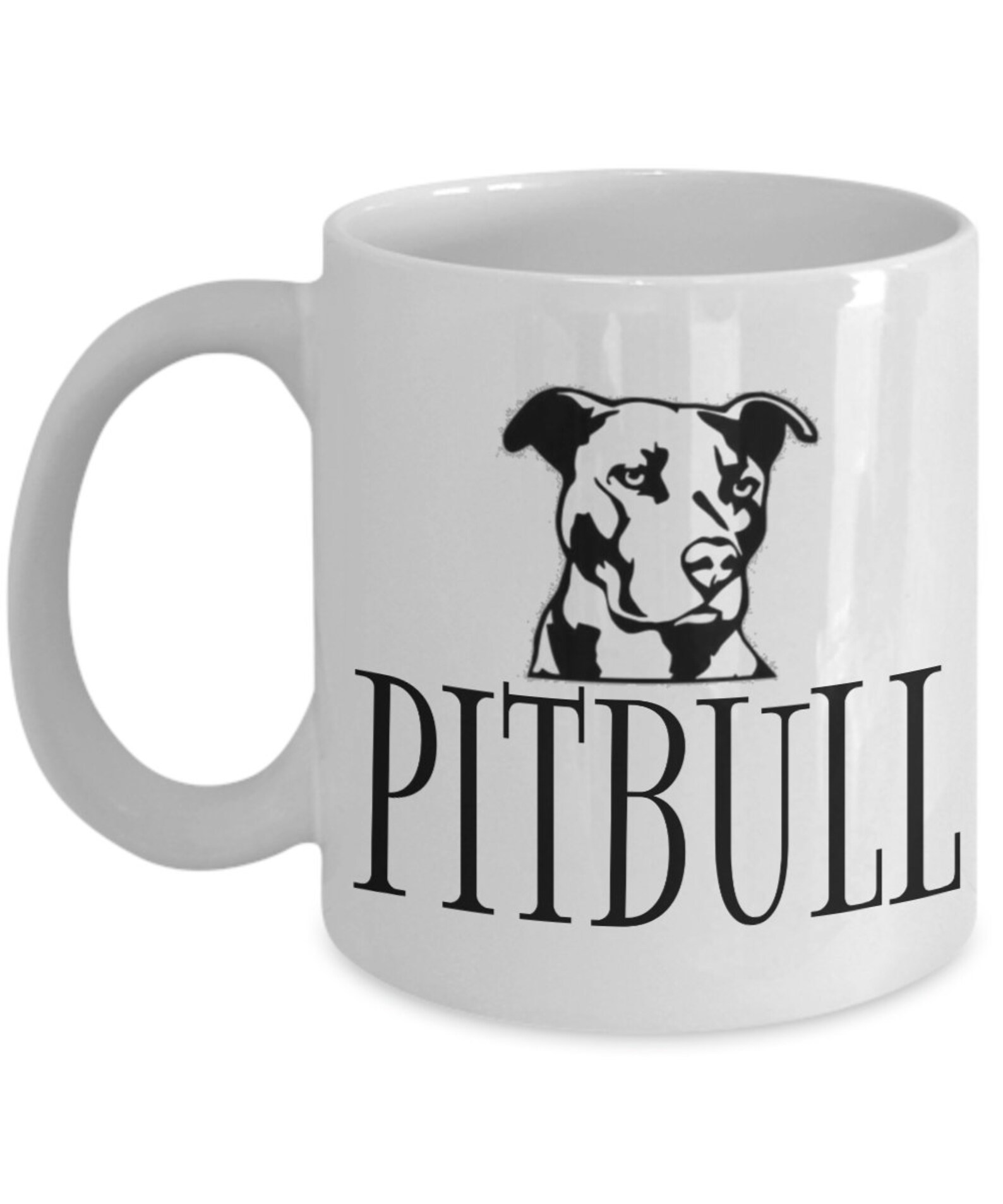 Pitbull Mug Pitbull Coffee Mug Gift Ceramic Mug Gift for Dog Etsy