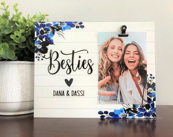 Besties Picture Frame / Friend Picture Frame / Best Friend Frame / Birthday Gift Friend / Best Friends Photo Frame / Best Friend Gift /