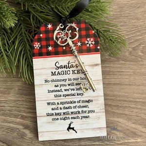 Santa's Magic Key | Santa Key | Santa Key for Our Home With No Chimney | Christmas Key | Santa's Key
