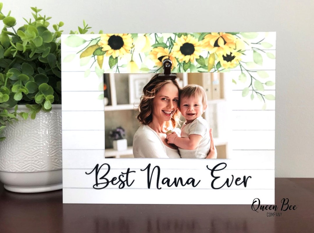 Best Nana Ever Picture Frame Nana Picture Frame Etsy
