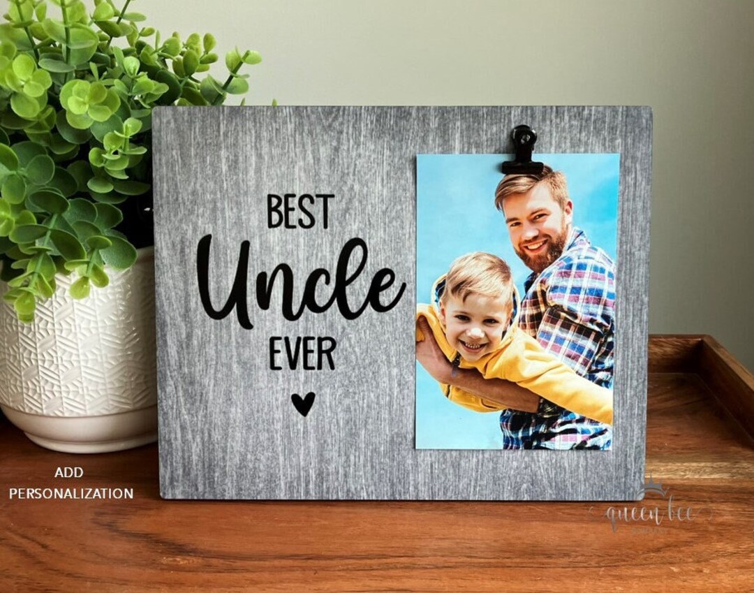 Best Uncle Ever Picture Frame Uncle Frame Father's Day Gift Idea for