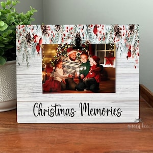 Christmas Picture Frame | Christmas Memories Photo Frame | Family Christmas Gift |  Christmas Memories Picture Holder | Christmas Frame