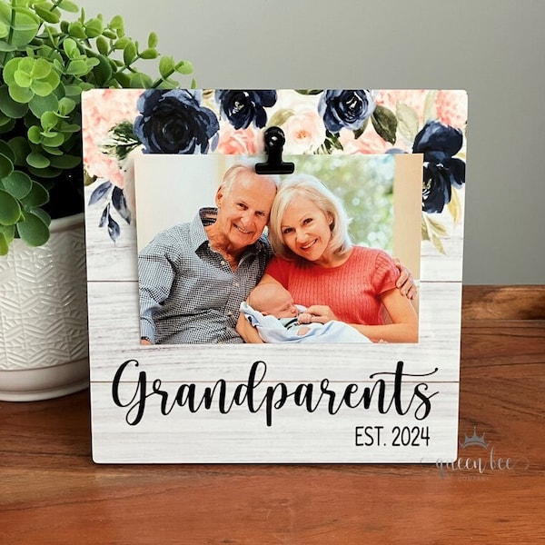 Grandparents picture frame | Gift for Grandparents | New Grandparents Gift | Grandchild Picture Holder | Grandkids Picture Frame |