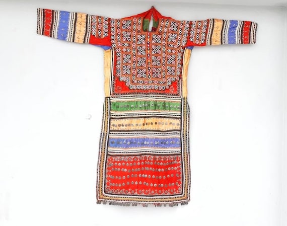Tribal antique embroidery sindh valley silk embroi