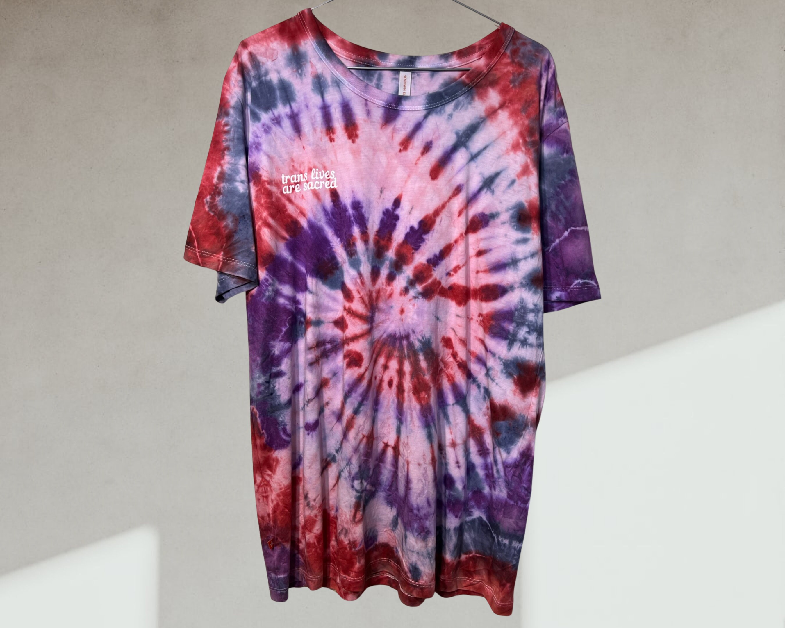 bisexual tie dye shirt