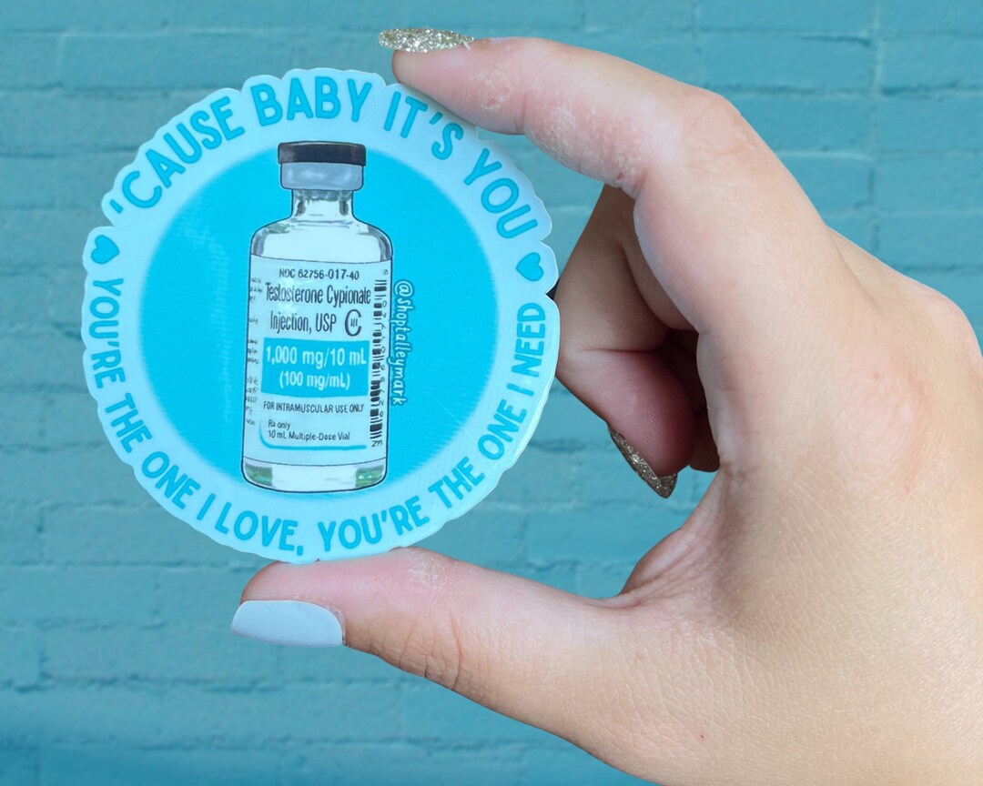 T Sticker, Beyonce Sticker, Testosterone Sticker, Medication Sticker ...