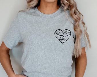 Koszulka do siatkówki, Mama siatkarki, Koszulka z grafiką z motywem zniszczonej siatkówki, Koszulki damskie, Dzień meczu, Koszulka na sezon siatkarski, Drużyna siatkarska, Kibic