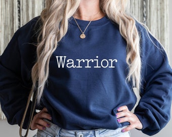 Warriors Adult Crewneck Sweatshirt Personalized Custom Name & Number Warriors Adult Crewneck Sweatshirt Personalized Custom Name & Number