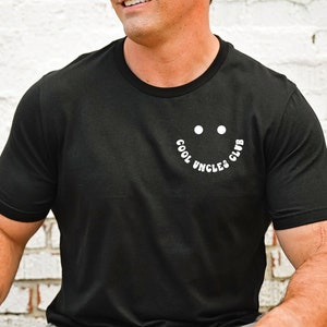 Cool Uncles Club Shirt, Cool Uncle TShirt, Fathers Day Gift, Gift for Uncle, Uncle Birthday Gift, New Uncle Gift, Baby Announcement for Him