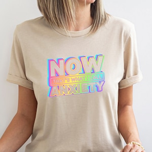 Mental Health Shirt, Now That&#39;s What I Call Anxiety TShirt, Funny Anxiety Graphic Tee, Mental Health Awareness, Anxiety Gift, Introvert Tee