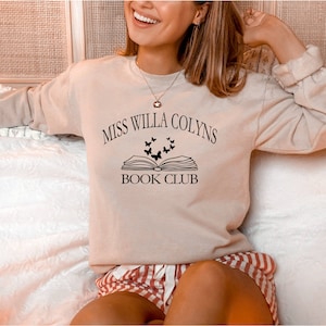 Miss Willa Colyns Book Club Sweatshirt, We Will Rise Crewneck, Jennifer Armentrout, Atlantia, Bookish Sweater, Smut Reader, Booktok Shirt