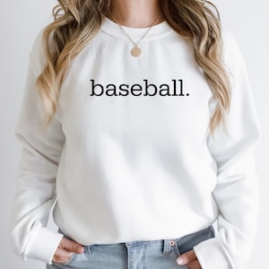 Baseball Sweatshirt, Baseball Fan Crewneck, Gameday Shirt, Baseball Mom Shirt, Baseball Season Tee, Gameday, Baseball Game, Baseball T-Shirt