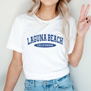 Laguna Beach Shirt, Preppy Shirt for Women, Preppy Graphic Tee, Laguna Beach California, Varsity College Shirt, Prep School, Preppy pfp