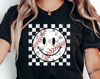 Baseball Shirt, Baseball Game Day TShirt for Women, T Ball Graphic Tee, Baseball Mom Gift, Baseball Mama Shirt, Baseball Lover, Baseball Fan