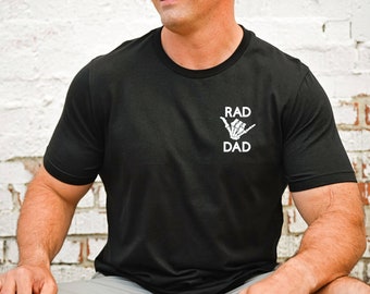 Rad Dad Shirt, Rad Dad Graphic Tee, Father&#39;s Day Gift, Cool Dad Shirt, Radical Dad TShirt, Shirts for Dad, New Dad Gift from Wife Daughter
