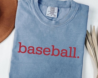 Maglietta da baseball - Comfort Colors® Maglietta grafica per tifosi abbinata al Gameday, design minimalista