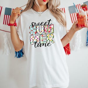 Summertime Shirt: Comfort Colors® Beach Vacation TShirt, Coverup Graphic Tee image 3