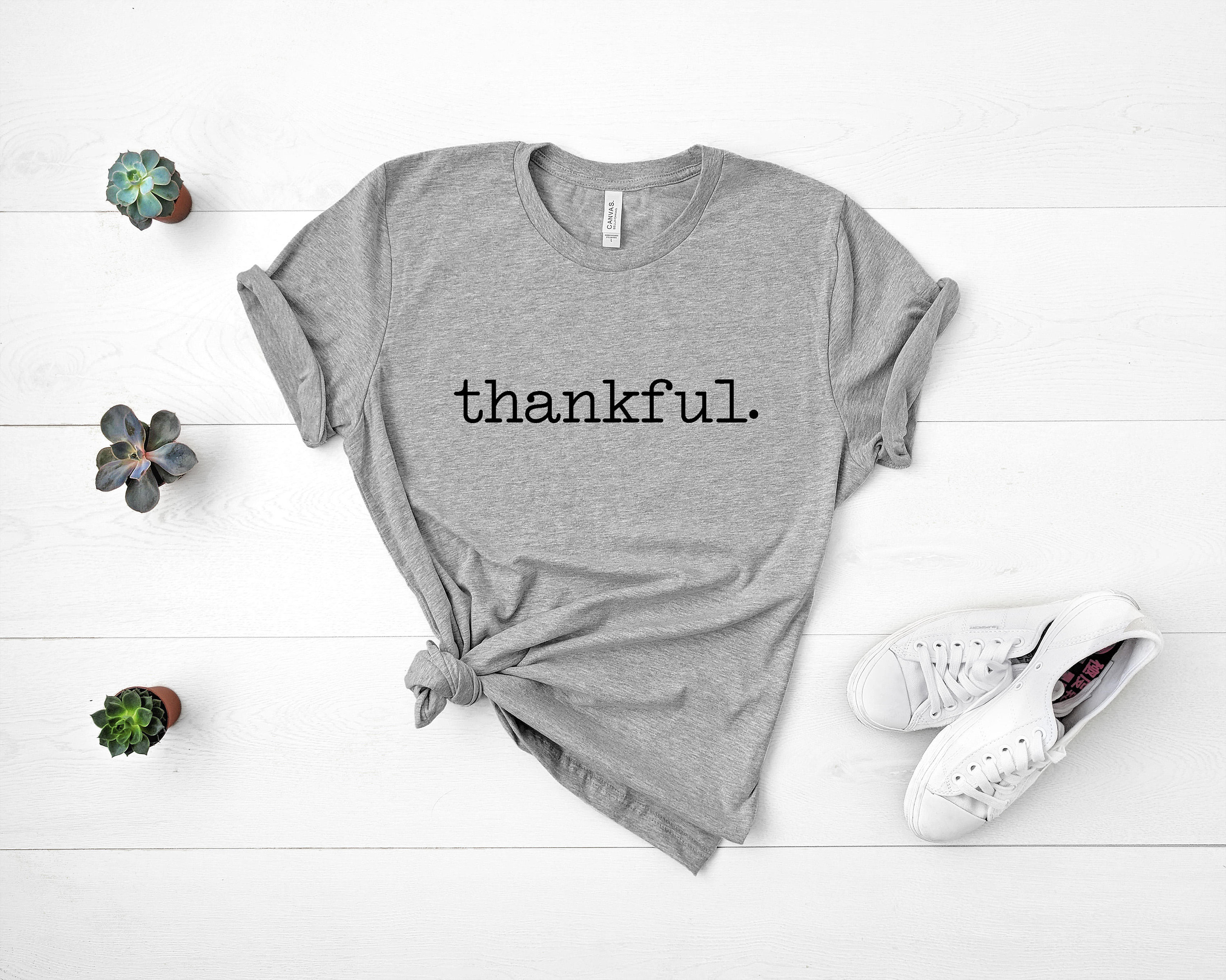 Thankful Shirt Thankful T-Shirt Thankful Graphic Tee Cute | Etsy