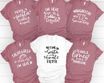 Fiesta Bachelorette Party Shirts | Fiesta Party Shirts | Final Fiesta Shirt | Mexico Bachelorette Party | Bridal Party Shirts |Nacho Average