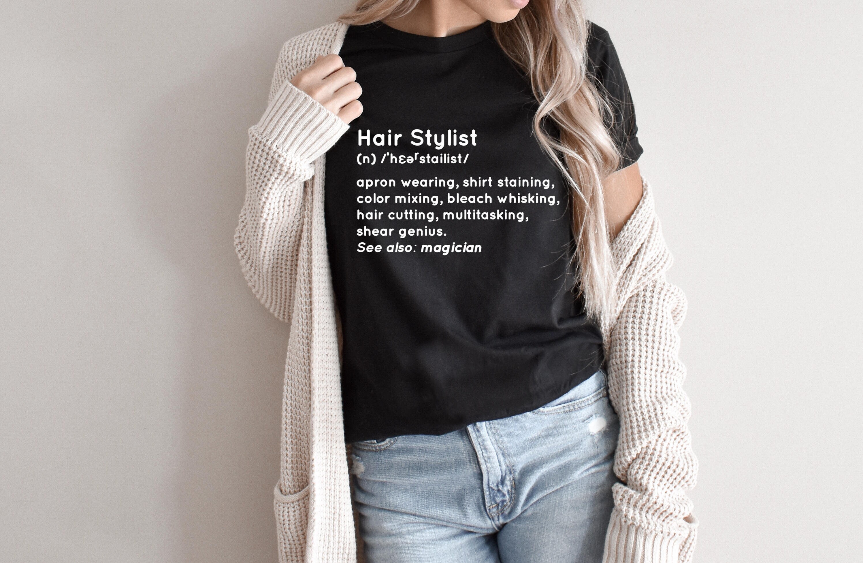Hairstylist Definition Shirt Hair Dresser Shirt Hairstylist Etsy