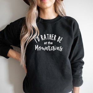 Mountain Sweatshirt, Nature Unisex Crewneck Sweatshirt, Adventure Sweatshirt, Hiking Shirt Outdoorsy Camping, Mountains Sweater Gift, Hikers image 2