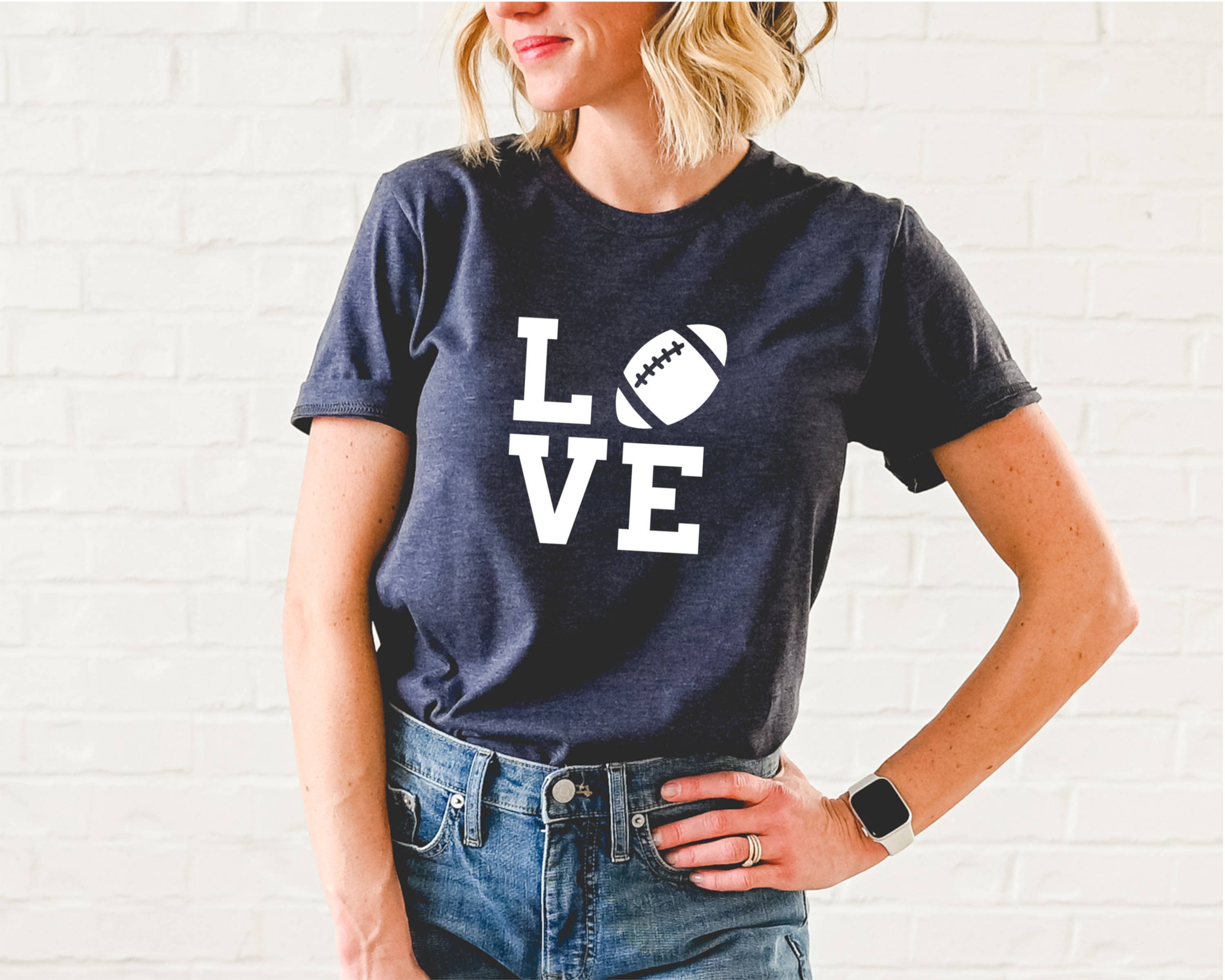 Football Mom Tee - Soft Graphic Shirt For Game Day & Casual Wear