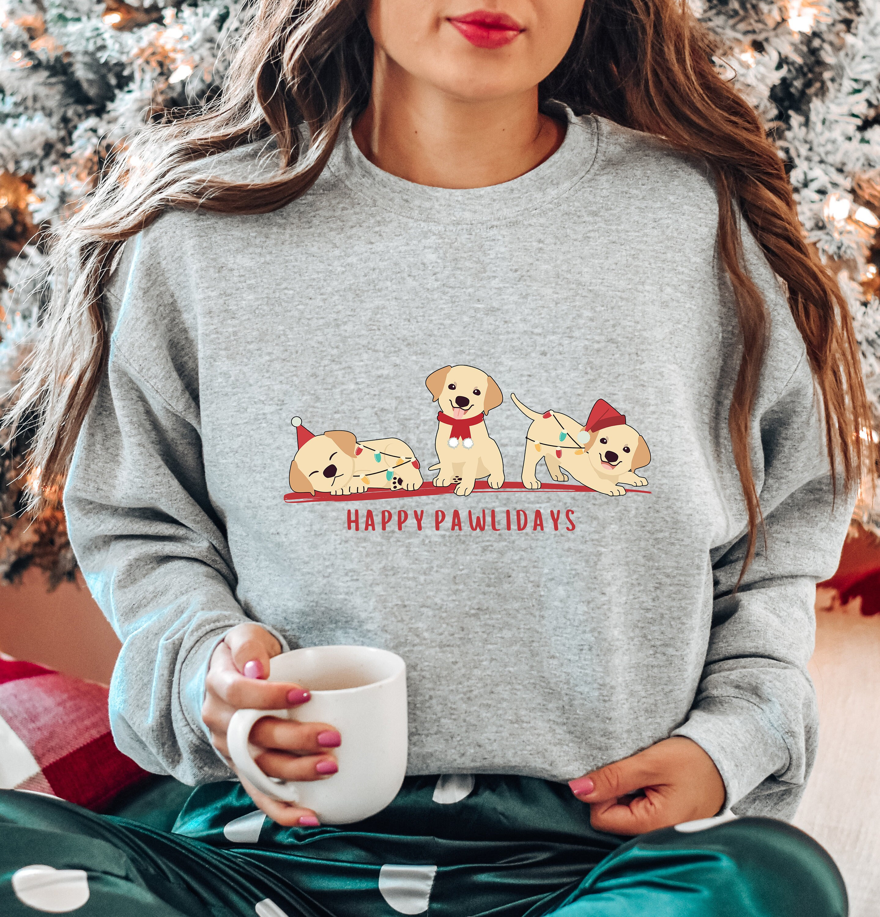 Christmas Dog Sweatshirt: 