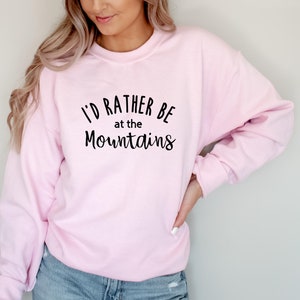 Mountain Sweatshirt, Nature Unisex Crewneck Sweatshirt, Adventure Sweatshirt, Hiking Shirt Outdoorsy Camping, Mountains Sweater Gift, Hikers image 5