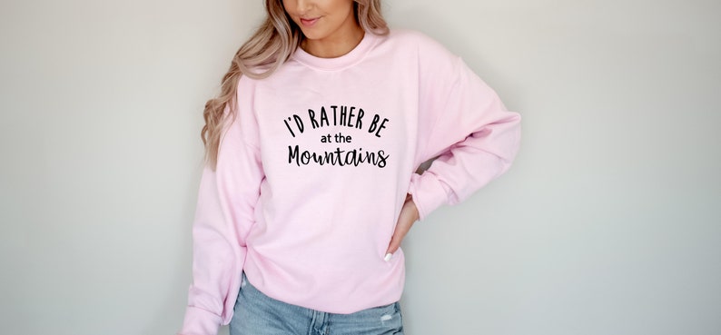 Mountain Sweatshirt, Nature Unisex Crewneck Sweatshirt, Adventure Sweatshirt, Hiking Shirt Outdoorsy Camping, Mountains Sweater Gift, Hikers image 5