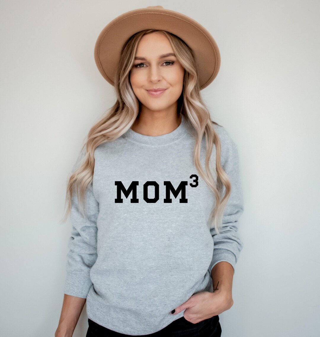 Mom of Two Sweatshirt, Mom of Three Shirt, Mom Squared Crewneck, Mom ...