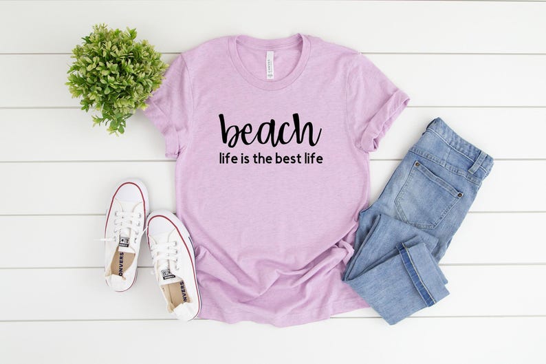 Beach Life Shirt – Summer Vibes Graphic Tee, Coastal Living T-Shirt, Vacation Mode Beach Lover Gift, Beach Day Outfit, Ocean Vibes TShirt image 7