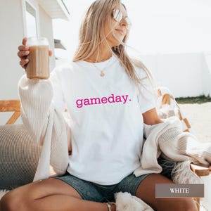 Maglietta per il giorno della partita, maglietta per il giorno della partita, maglietta sportiva da donna, maglietta grafica da baseball, calcio, basket, maglietta della squadra per il giorno della partita, regalo per mamma e papà sportivi immagine 5