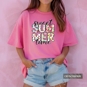Summertime Shirt: Comfort Colors® Beach Vacation TShirt, Coverup Graphic Tee image 2