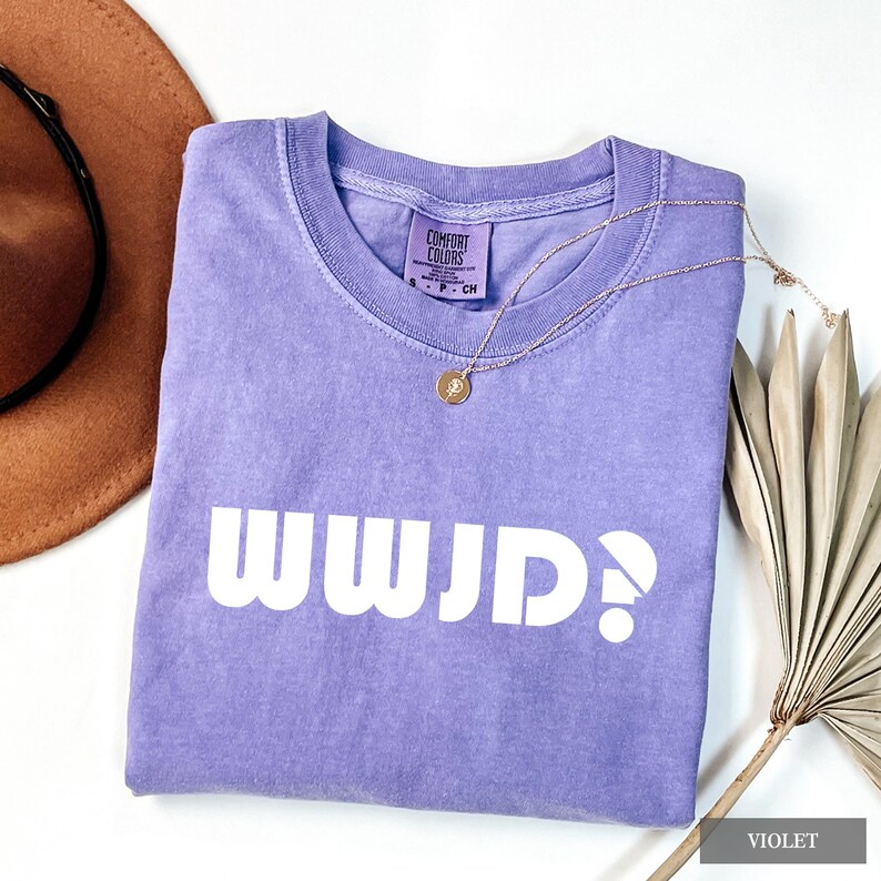 WWJD Shirt, What Would Jesus Do TShirt, Religious Graphic Tee, Inspirational Shirt, Golden Rule Shirt, Worship Shirt, Unisex Christian Tee image 5