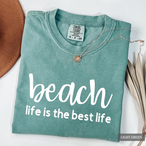 Beach Life Shirt – Summer Vibes Graphic Tee, Coastal Living T-Shirt, Vacation Mode Beach Lover Gift, Beach Day Outfit, Ocean Vibes TShirt